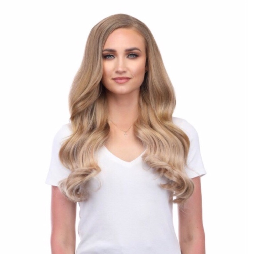 BELLAMI Clip In Hair Extensions Dirty Blonde 18in